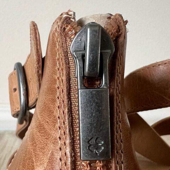 Lucky Brand Women's Jenley Wedges Sz 8 EUC Tan Leather - Picture 9 of 16